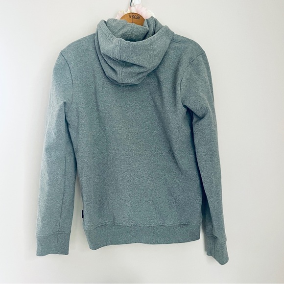 Patagonia Gray Hoodie Hooded Sweatshirt Live Simply Graphic Design Men’s Small - Picture 5 of 7